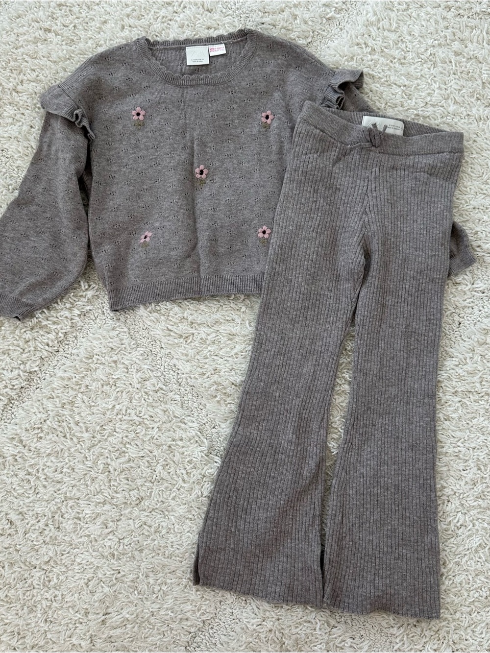 Zara Knit Floral Set
